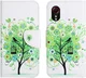 Samsung Galaxy Xcover 7 Hoesje Portemonnee Book Case Boom Print afbeelding 1