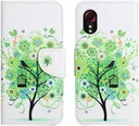 Samsung Galaxy Xcover 7 Hoesje Portemonnee Book Case Boom Print