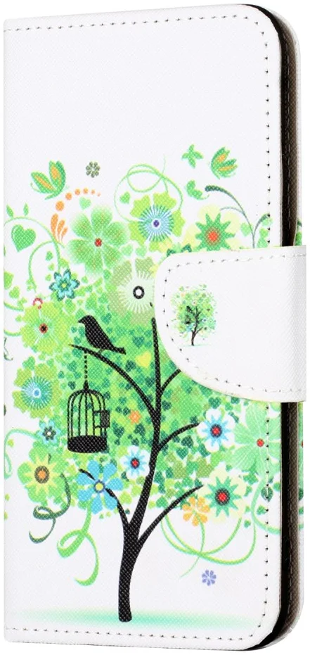 Samsung Galaxy Xcover 7 Hoesje Portemonnee Book Case Boom Print afbeelding 4