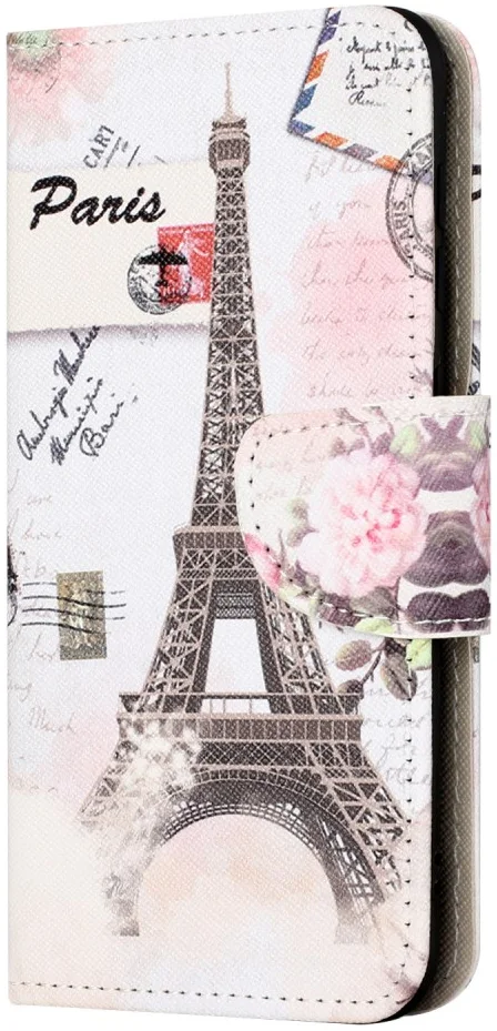 Samsung Galaxy Xcover 7 Hoesje Portemonnee Book Case Eiffeltoren Print afbeelding 4