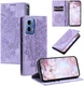 Motorola Moto G34 Hoesje Mandala Book Case met Pasjeshouder Paars afbeelding 5