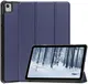 Nokia T21 Hoes Tri-Fold Book Case met Standaard Blauw