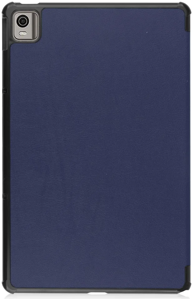 Nokia T21 Hoes Tri-Fold Book Case met Standaard Blauw afbeelding 10