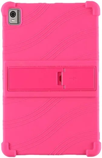 Nokia T21 Hoes Siliconen Back Cover Roze afbeelding 2