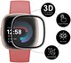 ENKAY - Fitbit Versa 4 / Sense 2 Screenprotector - 3D Curved Edges 2-Pack afbeelding 2