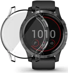 Garmin Venu 2S / Vivoactive 4S Hoesje - Full Protect Flexibel TPU - Transparant afbeelding