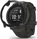 Garmin Instinct 2 Hoesje - Hard Plastic Bumper - Zwart