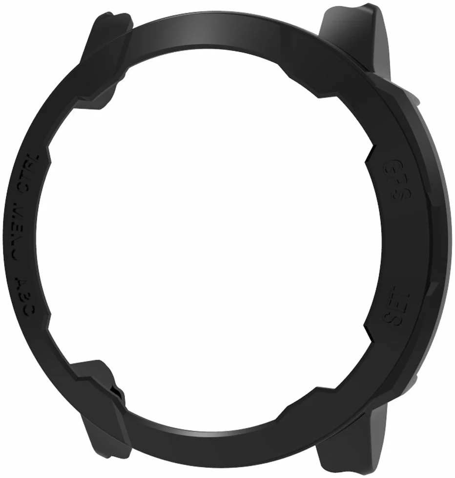 Garmin Instinct 2 Hoesje - Hard Plastic Bumper - Zwart afbeelding 2