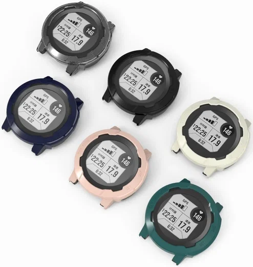 Garmin Instinct 2 Hoesje - Hard Plastic Bumper - Zwart afbeelding 3