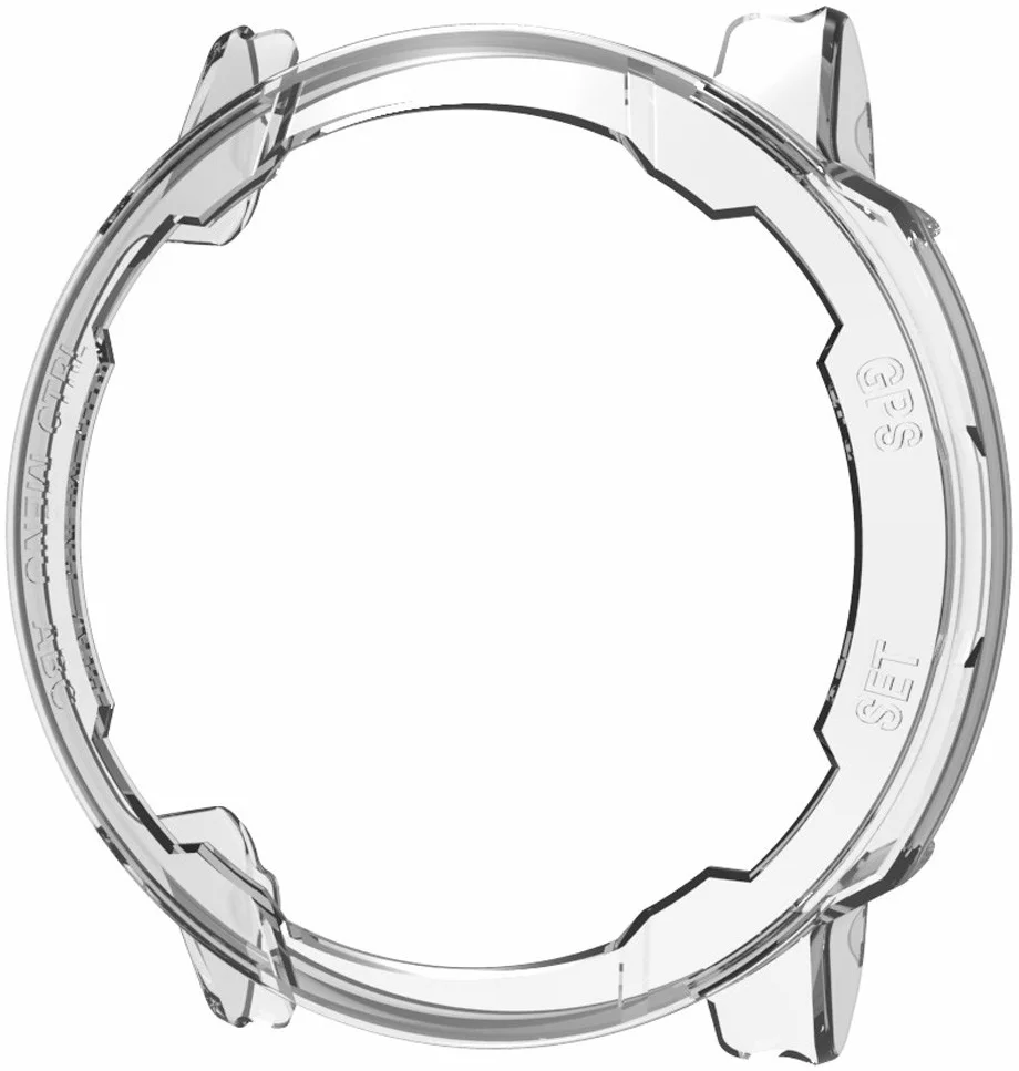 Garmin Instinct 2 Hoesje - Hard Plastic Bumper - Transparant afbeelding 2