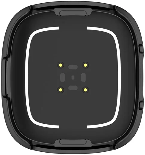 Fitbit Versa 4 / Sense 2 Hoesje - Bumper Tempered Glass - Zwart afbeelding 6