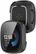 Fitbit Versa 4 / Sense 2 Hoesje - Bumper Tempered Glass - Zwart afbeelding 7