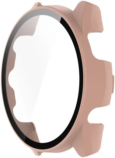 Garmin Forerunner 265 Hoesje - Bumper Tempered Glass - Roze afbeelding 2