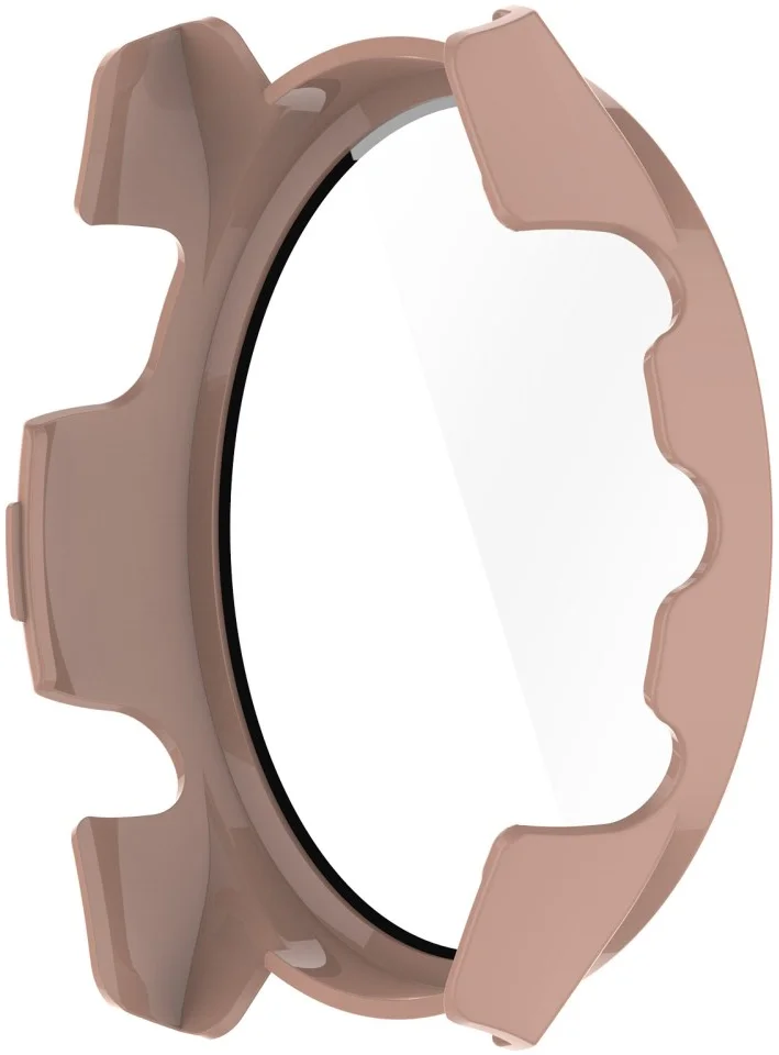 Garmin Forerunner 265 Hoesje - Bumper Tempered Glass - Roze afbeelding 3