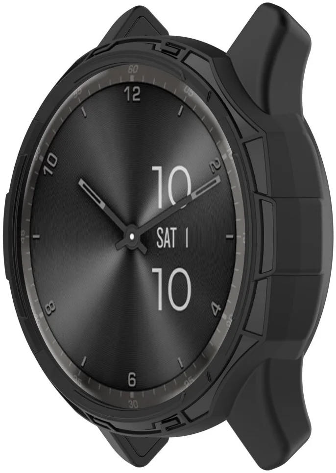 Garmin Vivomove Trend Hoesje TPU Bumper Case Zwart afbeelding 5