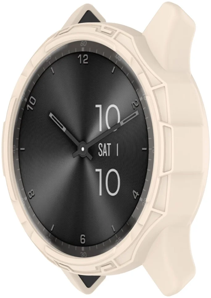 Garmin Vivomove Trend Hoesje TPU Bumper Case Beige afbeelding 5