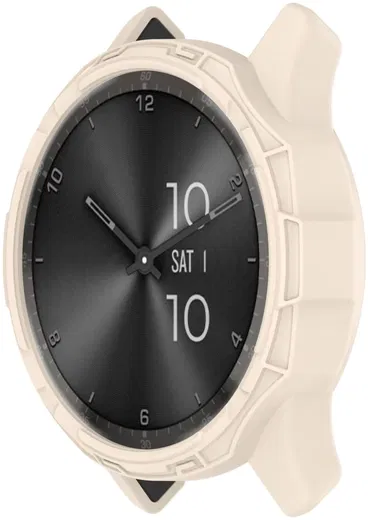 Garmin Vivomove Trend Hoesje TPU Bumper Case Beige afbeelding 5