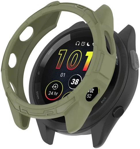 Garmin Forerunner 265 Hoesje - TPU Bumper Case - Groen afbeelding 1