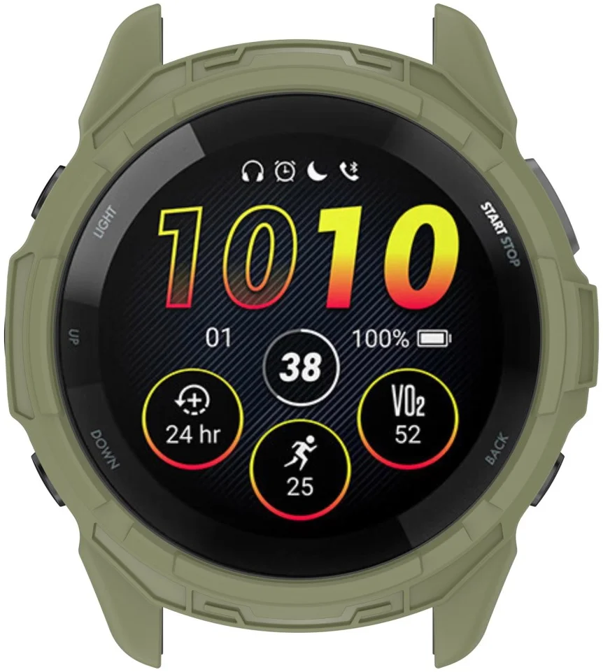 Garmin Forerunner 265 Hoesje - TPU Bumper Case - Groen afbeelding 6