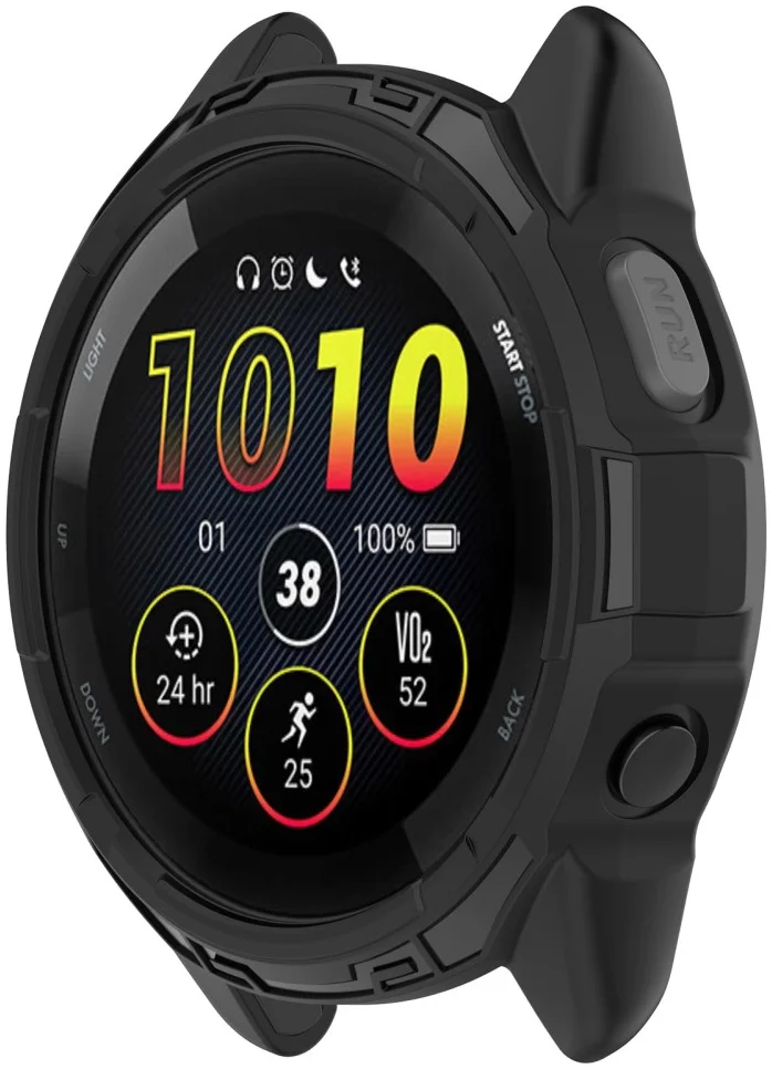 Garmin Forerunner 265 Hoesje - TPU Bumper Case - Zwart afbeelding 4