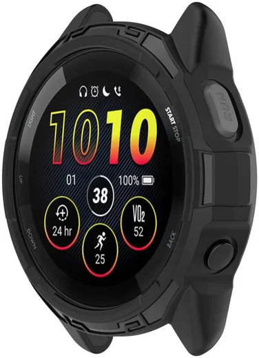 Garmin Forerunner 265 Hoesje - TPU Bumper Case - Zwart afbeelding 4