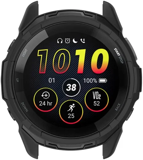 Garmin Forerunner 265 Hoesje - TPU Bumper Case - Zwart afbeelding 6