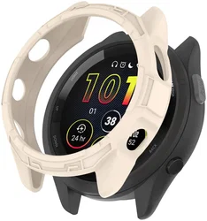 Garmin Forerunner 265 Hoesje - TPU Bumper Case - Beige afbeelding