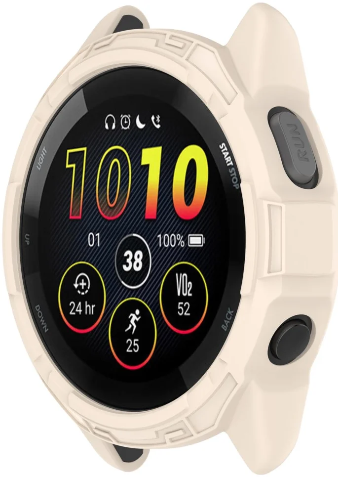 Garmin Forerunner 265 Hoesje - TPU Bumper Case - Beige afbeelding 4