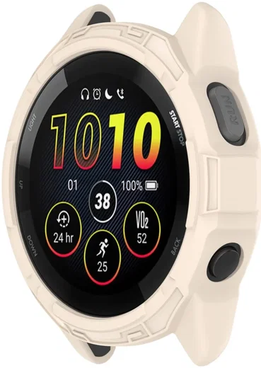 Garmin Forerunner 265 Hoesje - TPU Bumper Case - Beige afbeelding 4