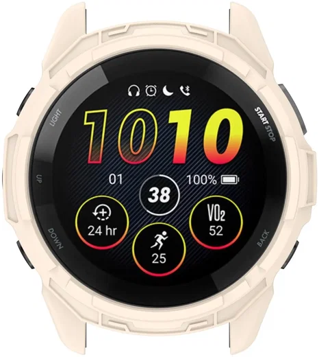 Garmin Forerunner 265 Hoesje - TPU Bumper Case - Beige afbeelding 6
