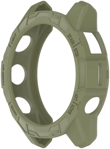 Garmin Fenix 7X (Pro) / Epix Pro 51MM Hoesje TPU Bumper Case Groen afbeelding 2
