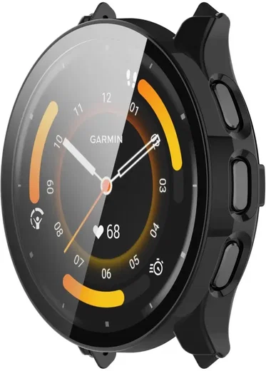 Garmin Venu 3S Hoesje - Bumper met Tempered Glass - Zwart afbeelding 6