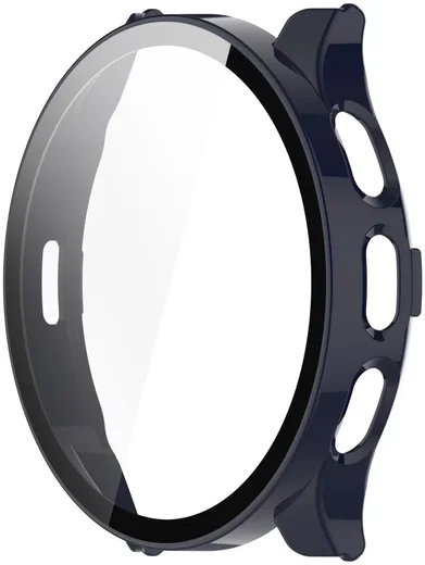 Garmin Venu 3S Hoesje - Bumper met Tempered Glass - Blauw afbeelding 2