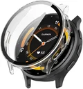 Garmin Venu 3S Hoesje - Bumper met Tempered Glass - Wit
