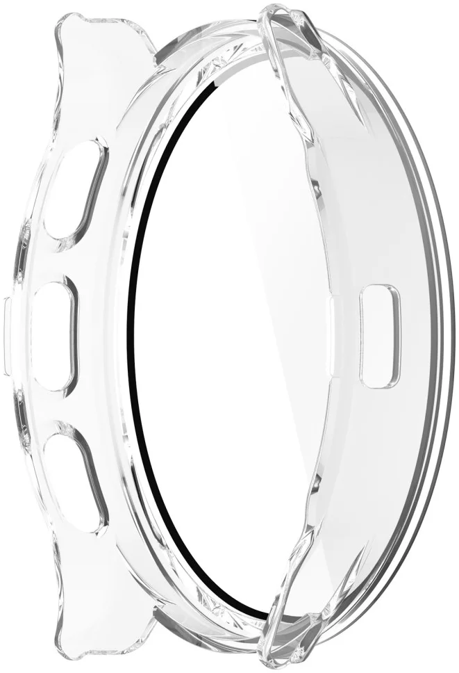 Garmin Venu 3S Hoesje - Bumper met Tempered Glass - Wit afbeelding 4