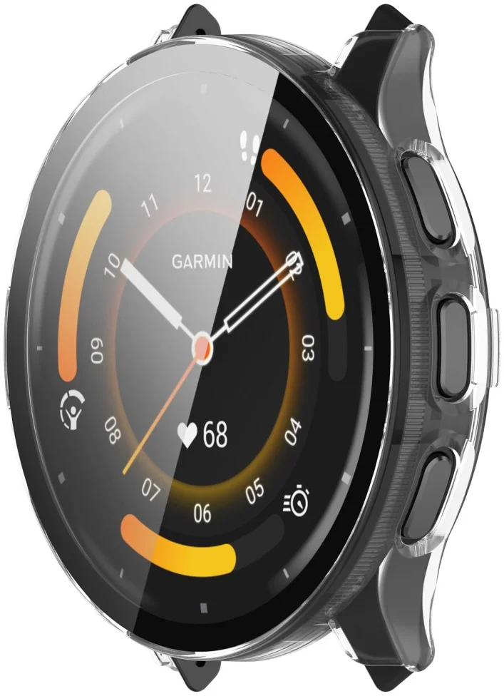 Garmin Venu 3S Hoesje - Bumper met Tempered Glass - Wit afbeelding 6