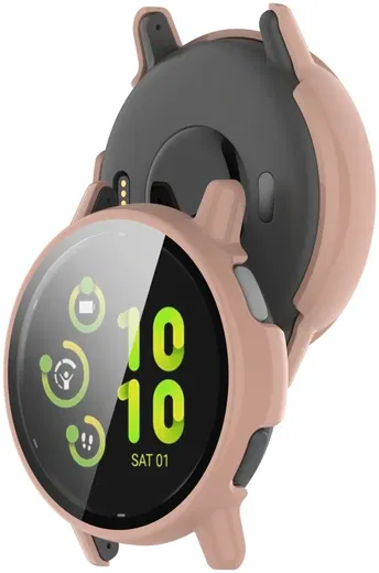 Garmin Vivoactive 5 Hoesje -  Bumper met Tempered Glass -  Roze afbeelding 3