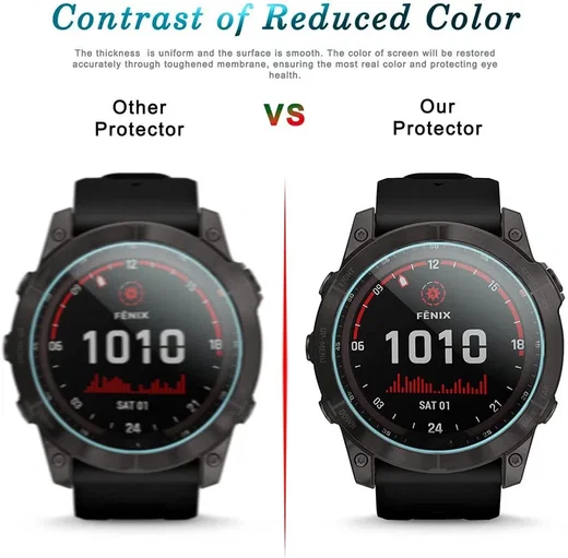 Garmin Fenix 7X Screen Protector 0.3mm Tempered Glass afbeelding 4