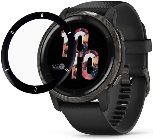 Garmin Venu 2 Screen Protector - 0.3mm Tempered Glass afbeelding 1