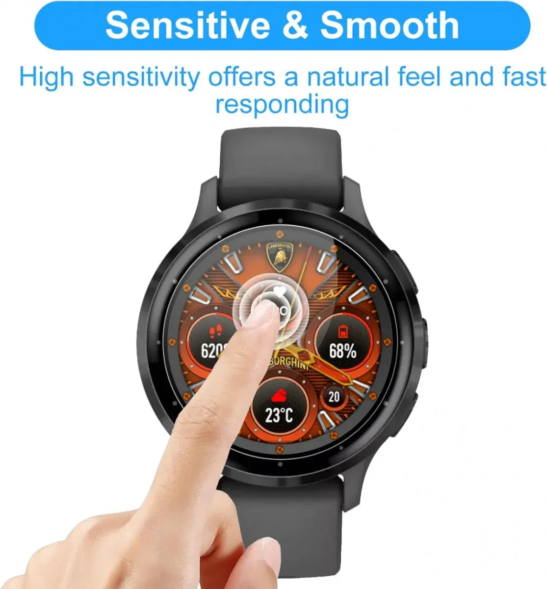 Garmin Venu 3S 41MM Screen Protector - TPU Display Folie afbeelding 4