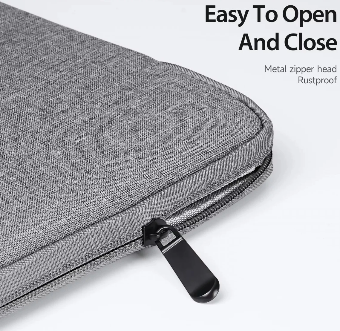 Dux Ducis LBDA MacBook / Laptop Sleeve Hoes 13 - 13.9 Inch Grijs afbeelding 4