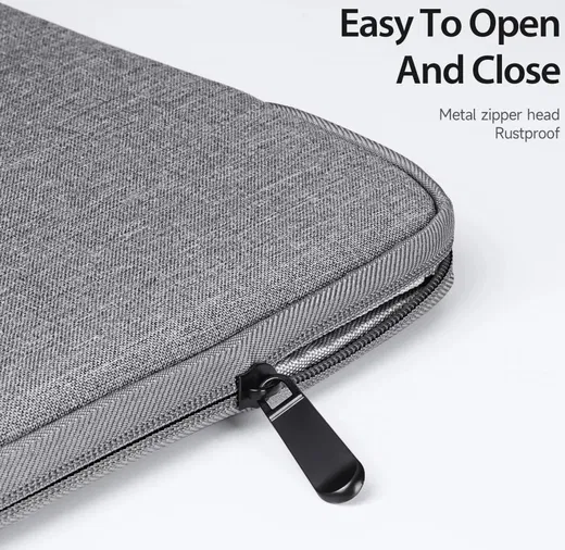 Dux Ducis LBDA MacBook / Laptop Sleeve Hoes 13 - 13.9 Inch Grijs afbeelding 4