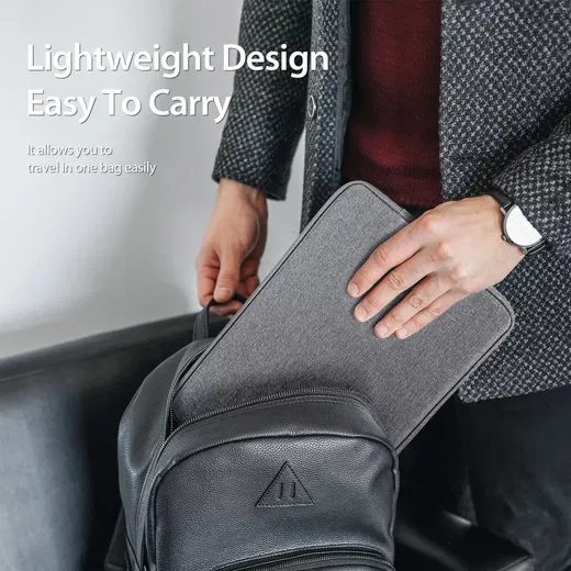 Dux Ducis LBDA MacBook / Laptop Sleeve Hoes 13 - 13.9 Inch Grijs afbeelding 7