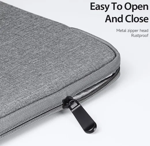 Dux Ducis LBDA MacBook / Laptop Sleeve Hoes 14 - 15.4 Inch Grijs afbeelding 5