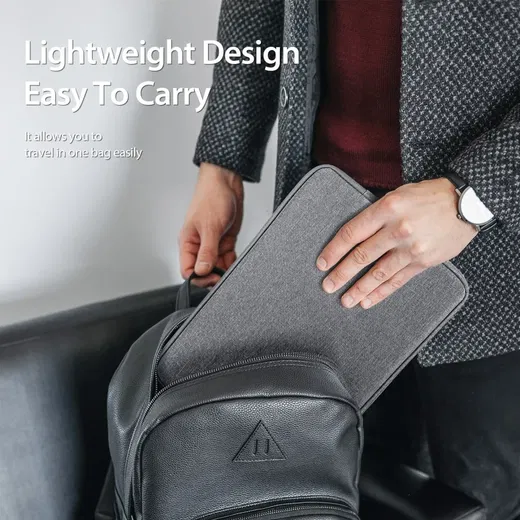 Dux Ducis LBDA MacBook / Laptop Sleeve Hoes 14 - 15.4 Inch Grijs afbeelding 7