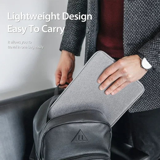 Dux Ducis LBDA MacBook / Laptop Sleeve Hoes 14 - 15.4 Inch Licht Grijs afbeelding 7