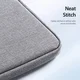 Dux Ducis LBDA MacBook / Laptop Sleeve Hoes 14 - 15.4 Inch Licht Grijs afbeelding 9