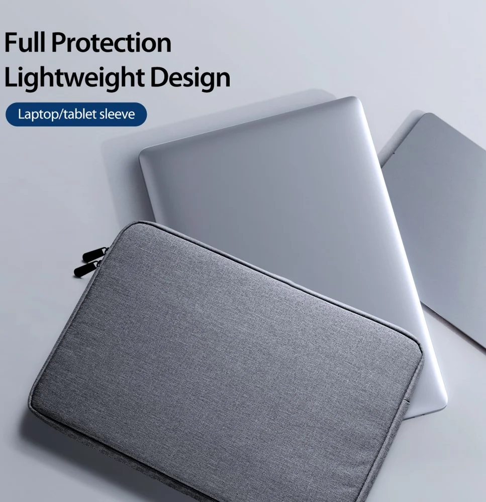 Dux Ducis LBDA MacBook / Laptop Sleeve Hoes 15.5 - 16 Inch Grijs afbeelding 8