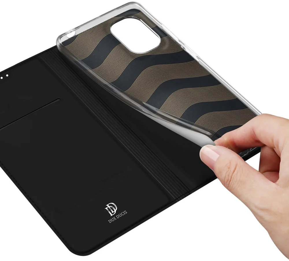 Dux Ducis Skin Pro Motorola Moto G04 / G24 Hoesje Portemonnee Zwart afbeelding 8