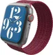 ZAGG Gear4 - Apple Watch Bandje - 49MM/55MM/44MM/42MM - Gevlochten Nylon - Rood afbeelding 1